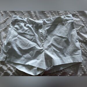H&M White High Waist Shorts